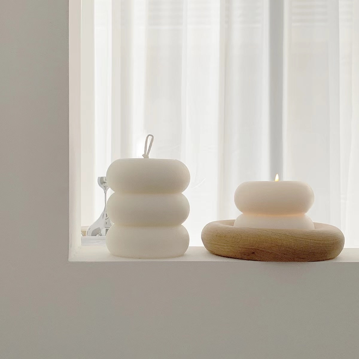 AROMA RINGS-Geometric Circle Scented Candles - Andrea's Home