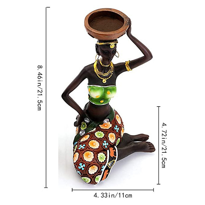 AFRO-African Candle Holder - Andrea's Home