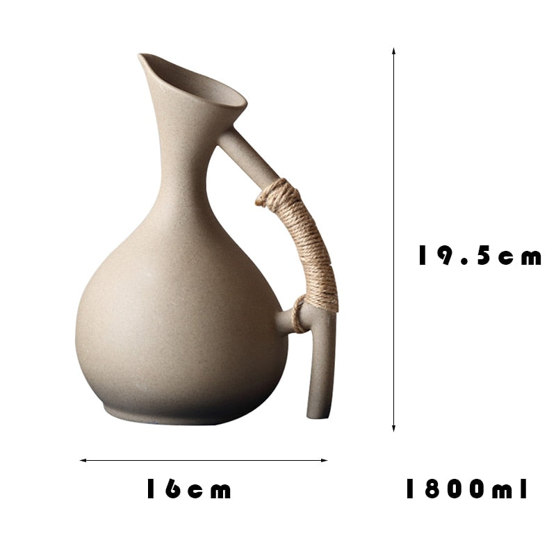 TITAN-Large Ceramic Pitcher - Andrea's Home