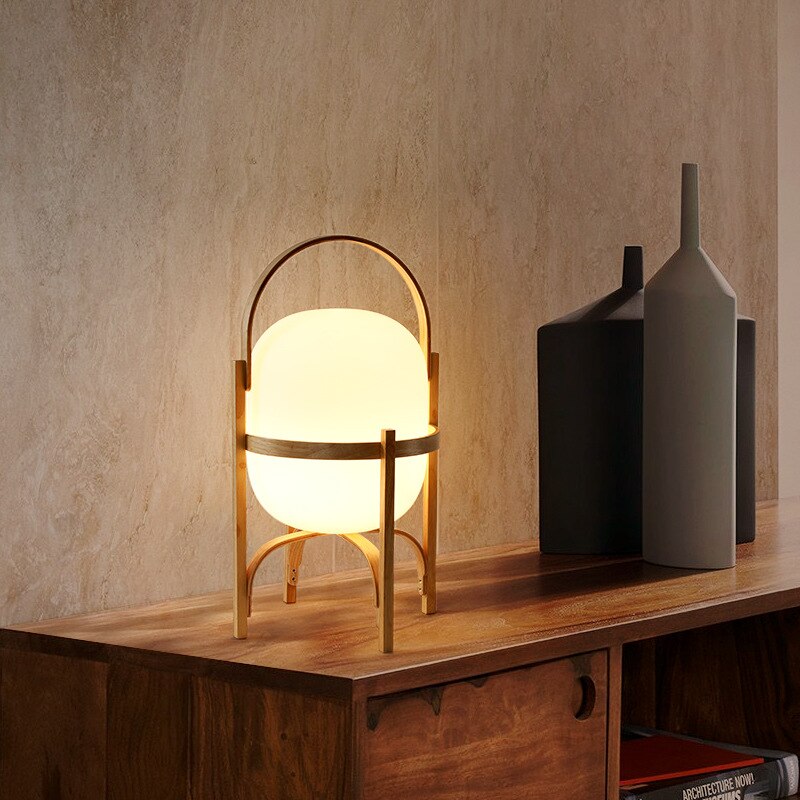 YUKI-Japanese-style Table Stand Lamp - Andrea's Home