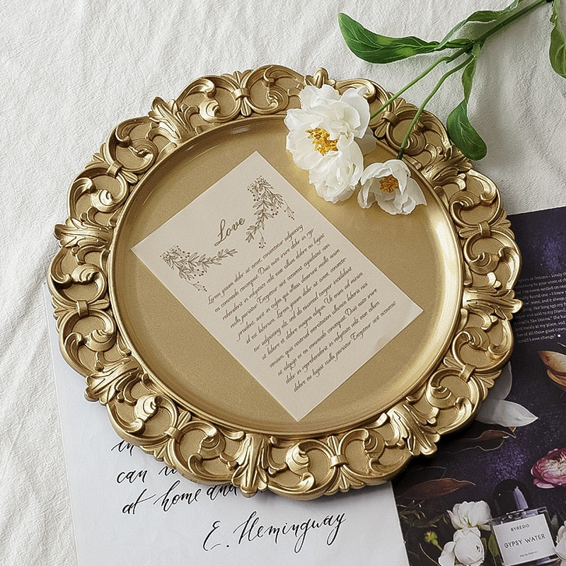 VINTAGE-Retro Round Tray - Andrea's Home