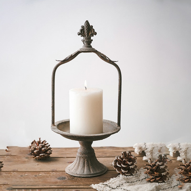 CHIARA-Vintage Decorative Candle Holder - Andrea's Home