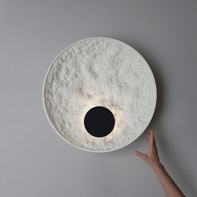 RADIANCE-Resin Art Circle Wall Lamp - Andrea's Home