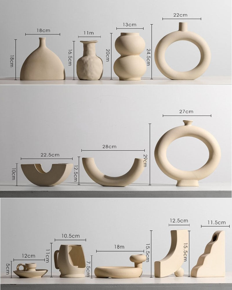 POTSY-Nordic Style Ceramic Vases - Andrea's Home