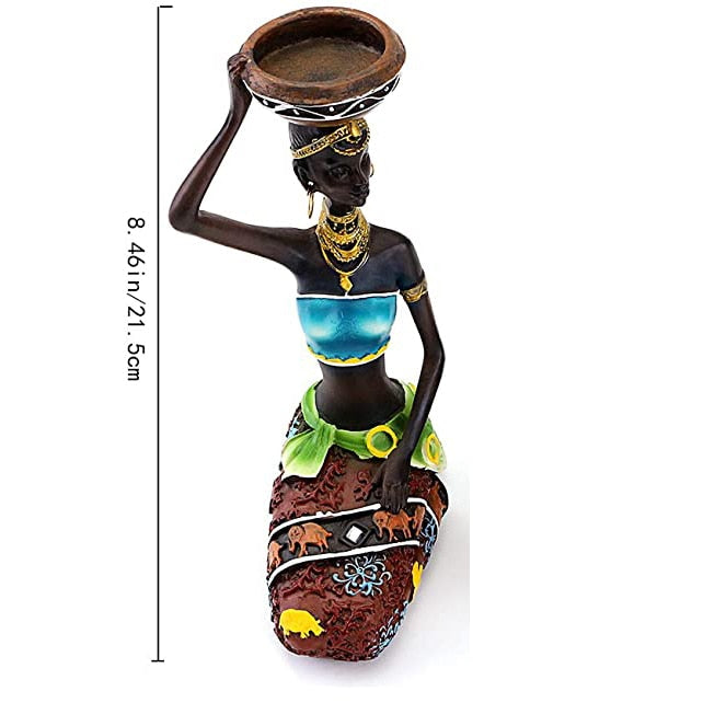 AFRO-African Candle Holder - Andrea's Home