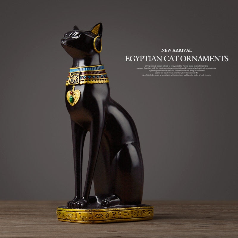 MAU-Egyptian Cat Statue - Andrea's Home