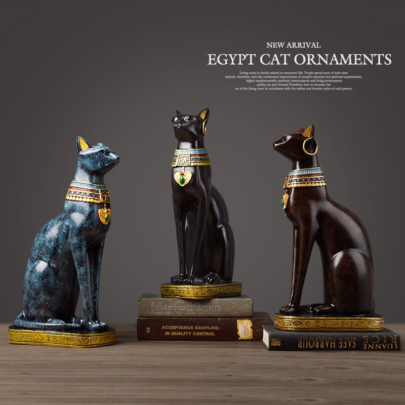 MAU-Egyptian Cat Statue - Andrea's Home