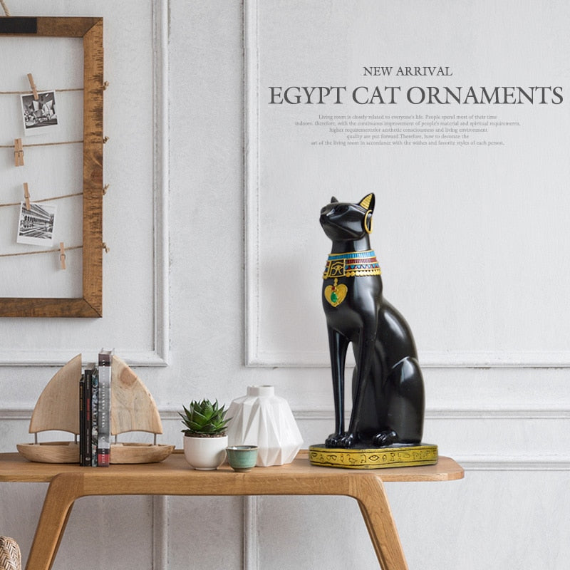 MAU-Egyptian Cat Statue - Andrea's Home