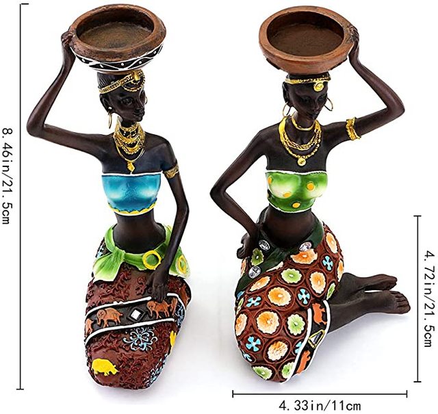 AFRO-African Candle Holder - Andrea's Home