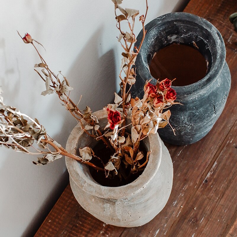 TERRACOTTA-Ceramic Flower Vase - Andrea's Home