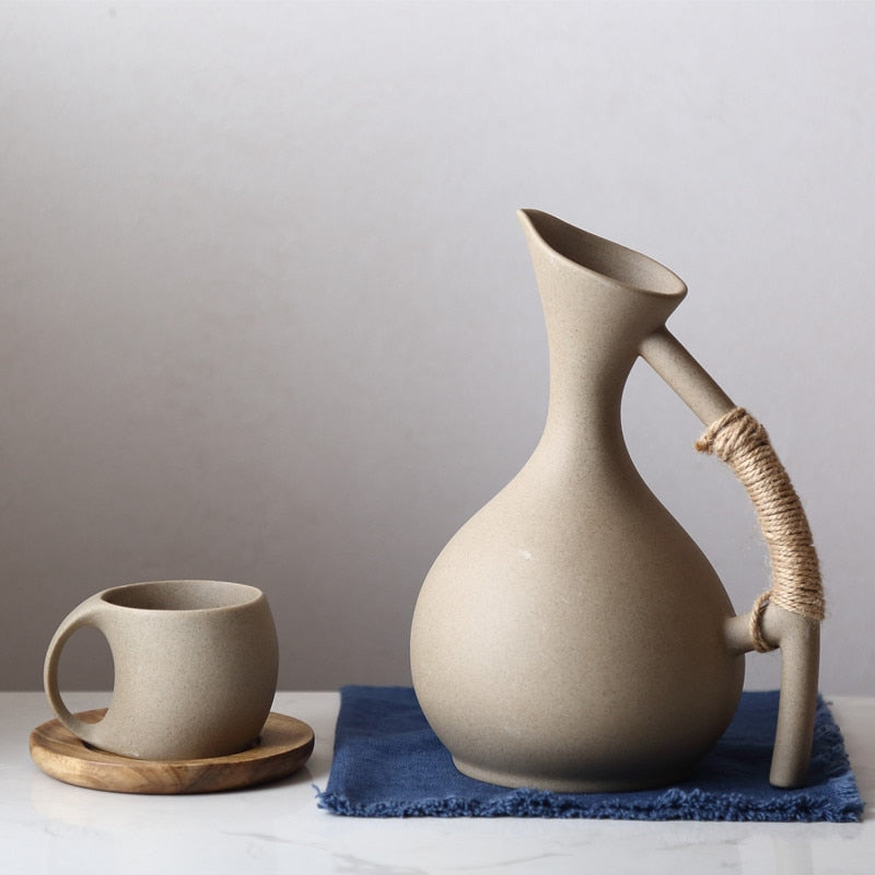 TITAN-Large Ceramic Pitcher - Andrea's Home