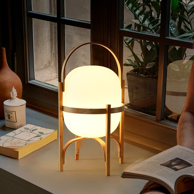 YUKI-Japanese-style Table Stand Lamp - Andrea's Home