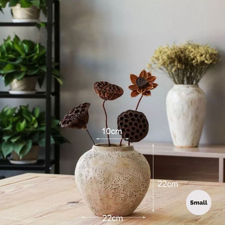 EARTHY-Nordic-style Modern Minimalist Ceramic Pot Vases - Andrea's Home