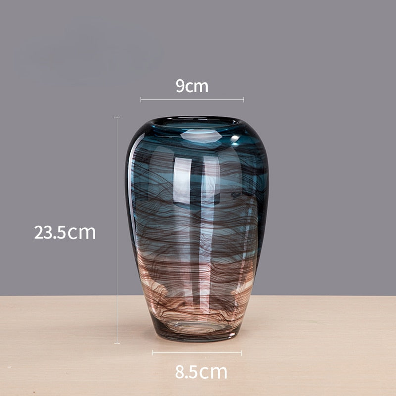 LUMINA-Ink Transparent Glass Vase & Decoration - Andrea's Home