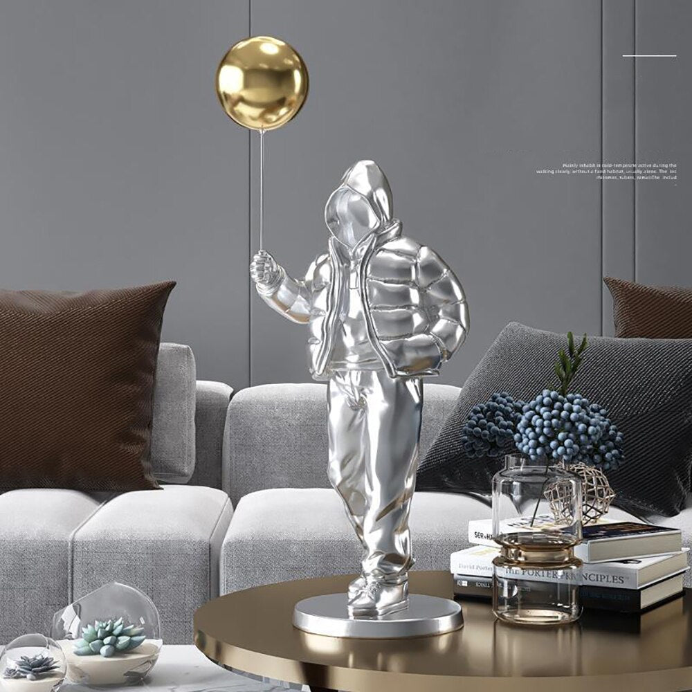 AERO-Balloon Boy Statue - Andrea's Home