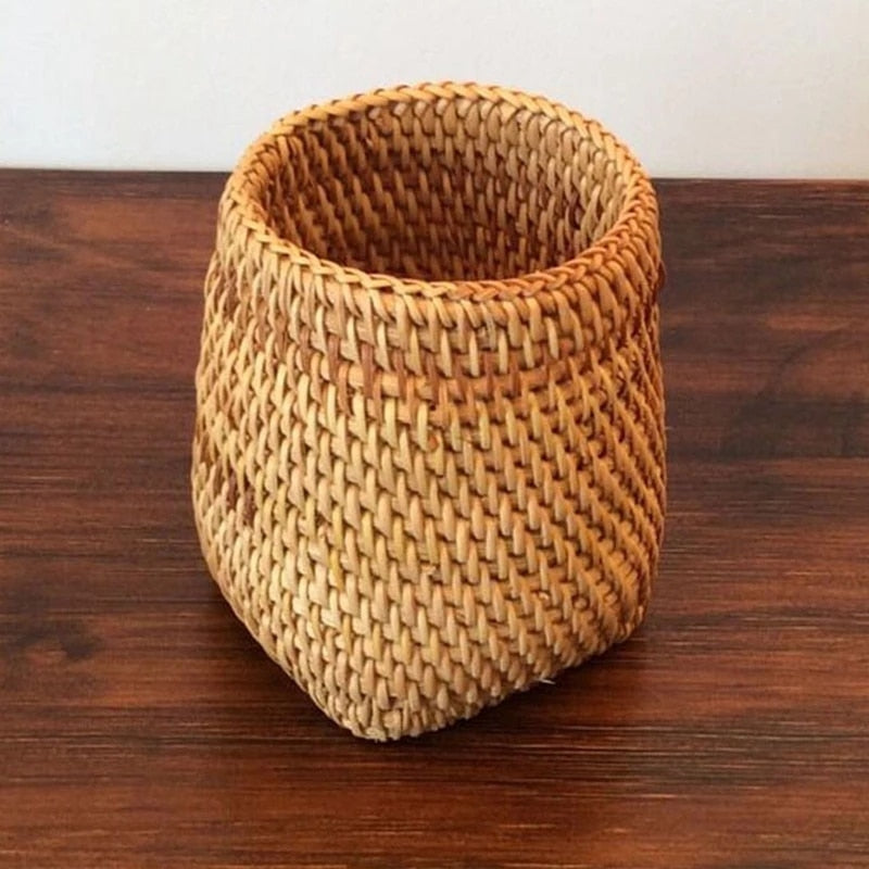 TRIBAL-Manual Rattan Storage Baskets - Andrea's Home