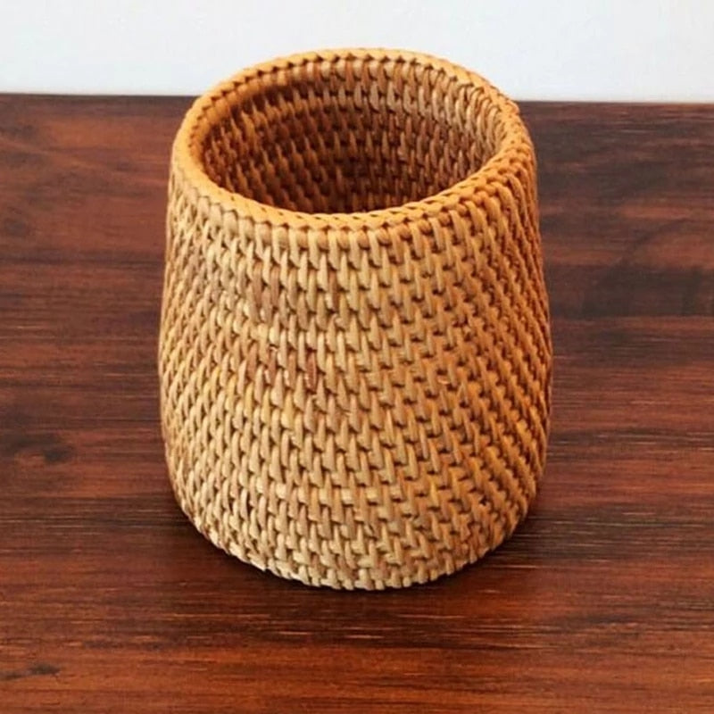 TRIBAL-Manual Rattan Storage Baskets - Andrea's Home