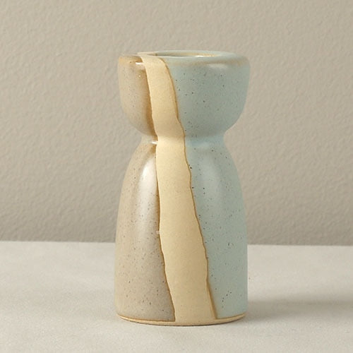 FLAME-Modern Ceramic Candlestick Holder - Andrea's Home