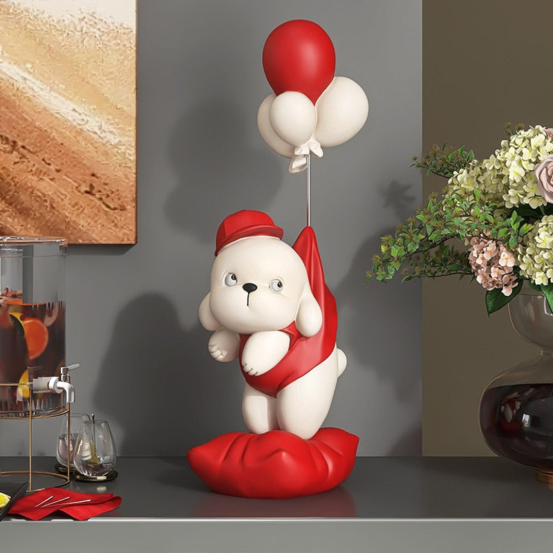 BUBBLE-Balloon Puppy Statues - Andrea's Home