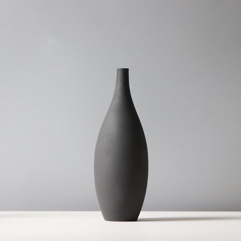 MONOCHROME-Matte Modern Ceramic Vase - Andrea's Home