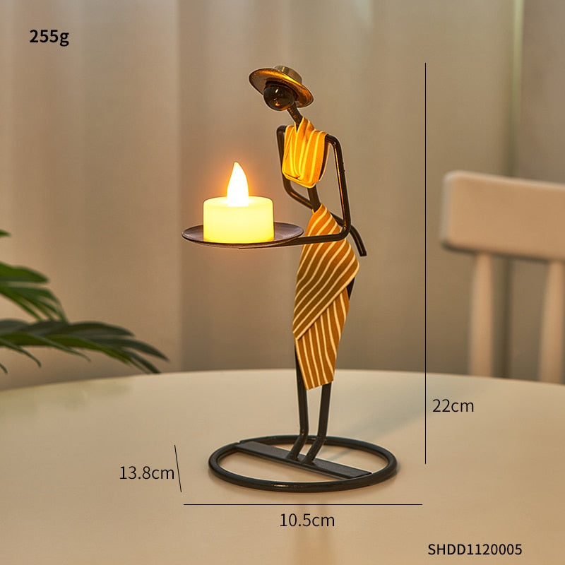 ILLUMINATORS-Human Figurines Candle Holders - Andrea's Home