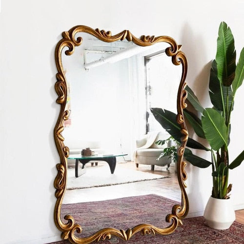 VALERIA-Vintage Decorative Standing Mirror - Andrea's Home