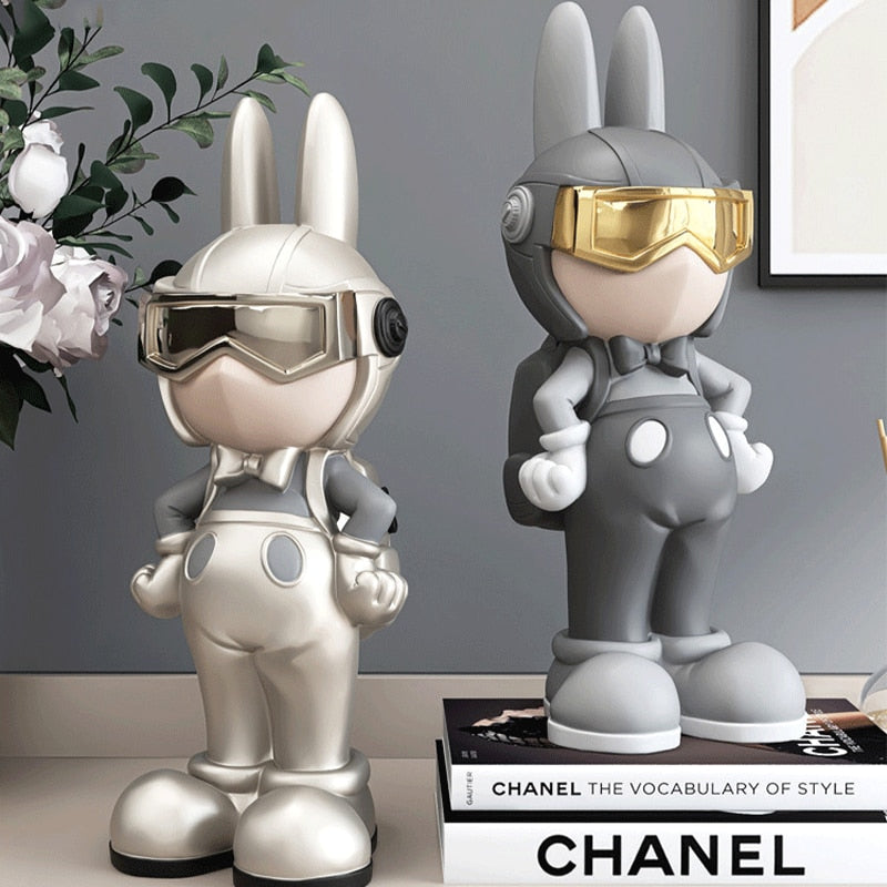 BUNNY-Rabbit Spaceman Figurine - Andrea's Home