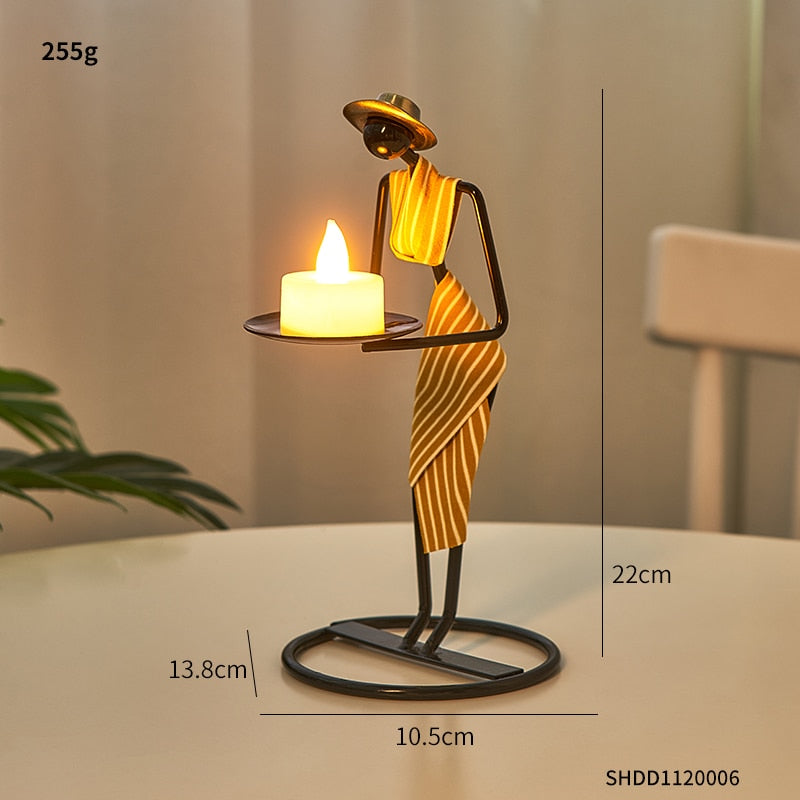 ILLUMINATORS-Human Figurines Candle Holders - Andrea's Home