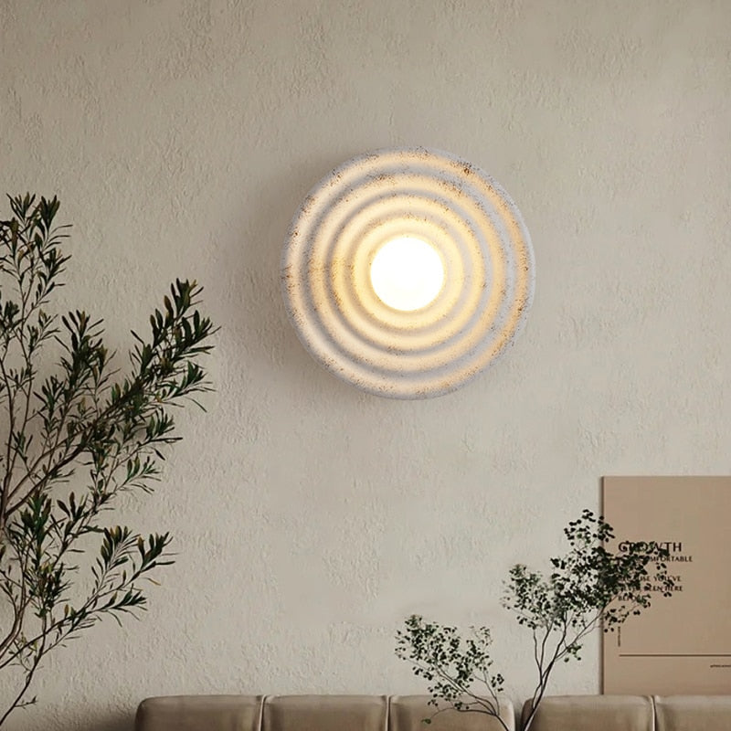 ROLL-Round Circle Wall Lamp - Andrea's Home