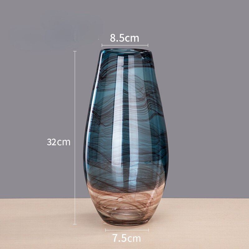 LUMINA-Ink Transparent Glass Vase & Decoration - Andrea's Home