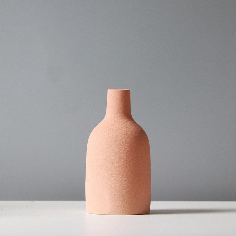 MONOCHROME-Matte Modern Ceramic Vase - Andrea's Home