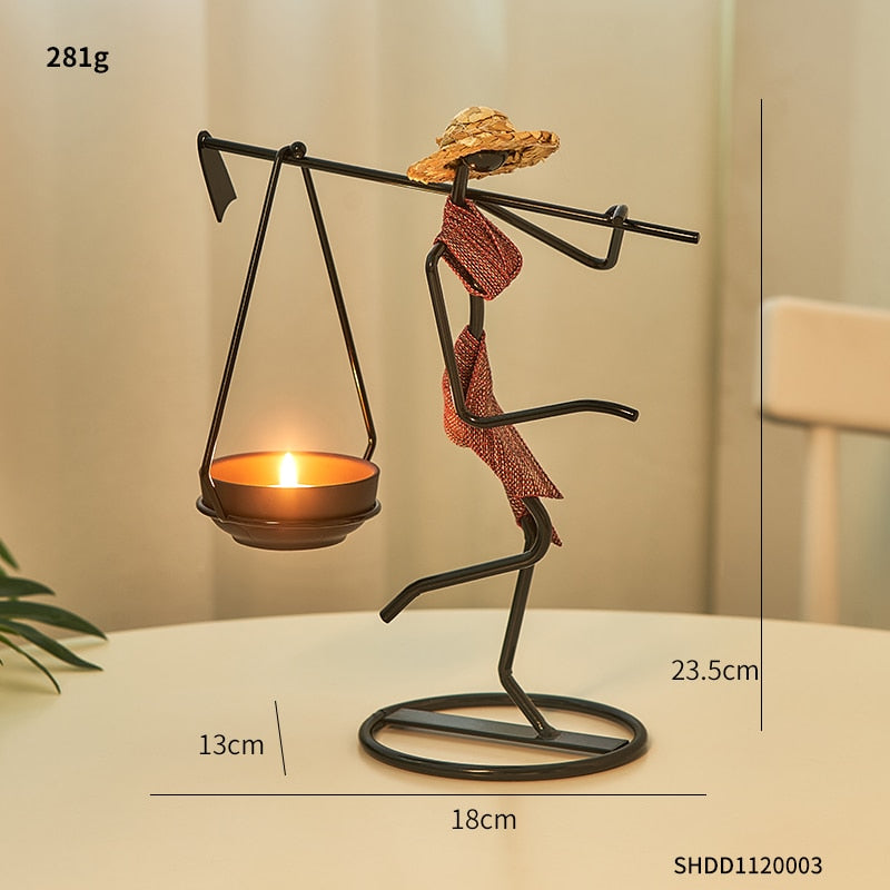 ILLUMINATORS-Human Figurines Candle Holders - Andrea's Home