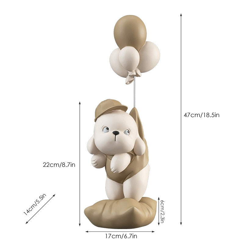 BUBBLE-Balloon Puppy Statues - Andrea's Home