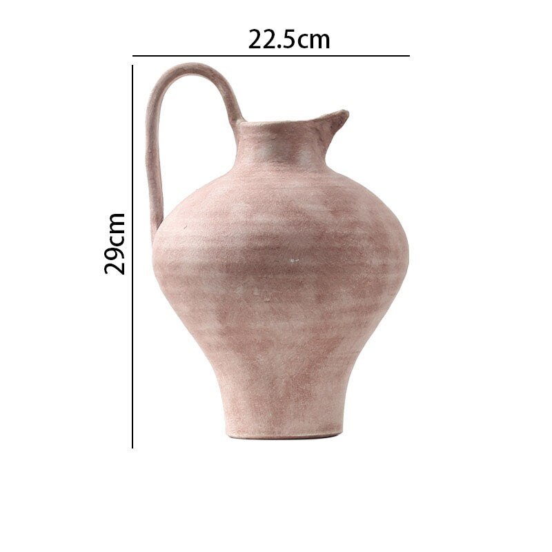 ROSEGLAZE-Ceramic Vase Hand Frosted - Andrea's Home