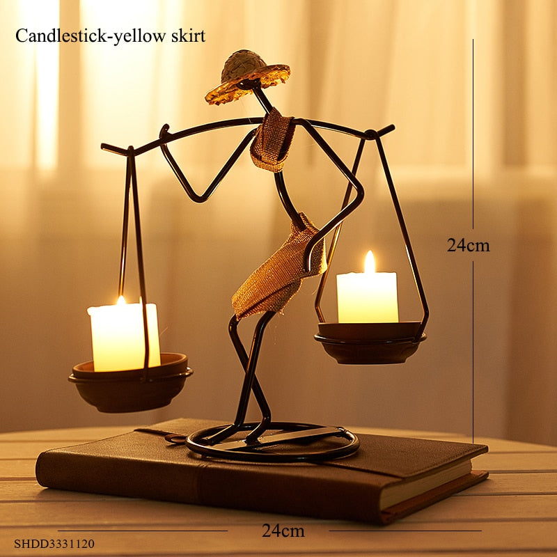 ILLUMINATORS-Human Figurines Candle Holders - Andrea's Home