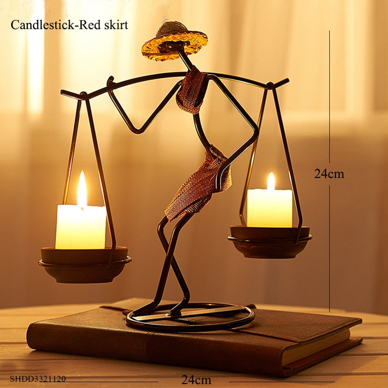 ILLUMINATORS-Human Figurines Candle Holders - Andrea's Home