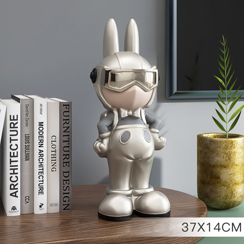 BUNNY-Rabbit Spaceman Figurine - Andrea's Home