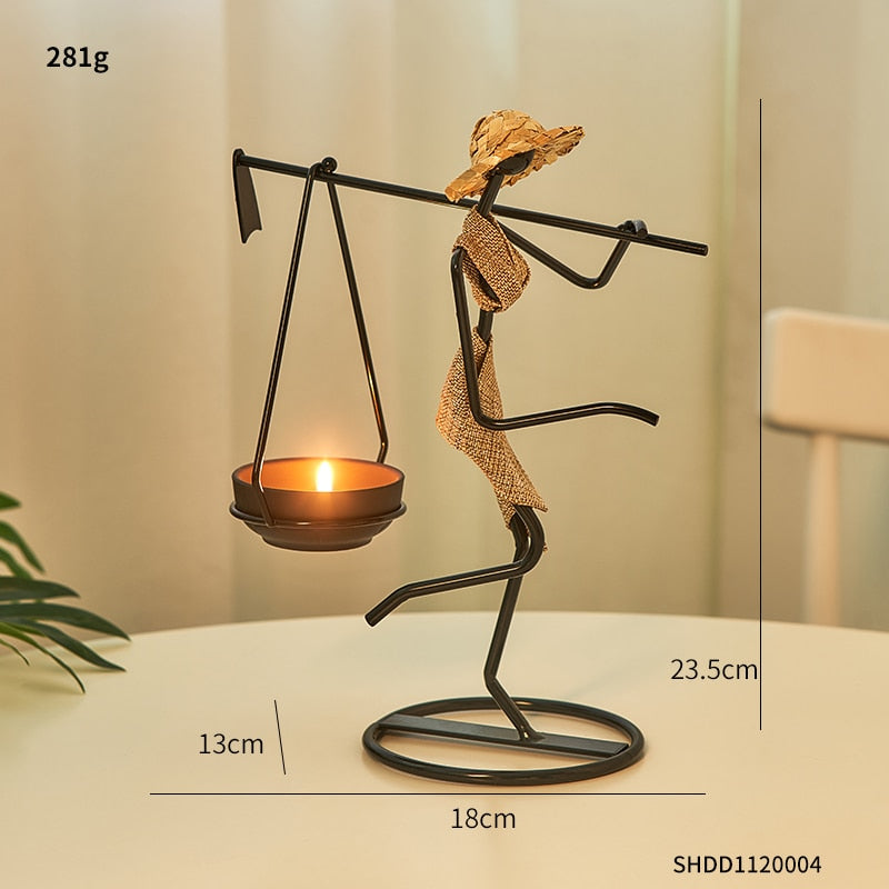 ILLUMINATORS-Human Figurines Candle Holders - Andrea's Home