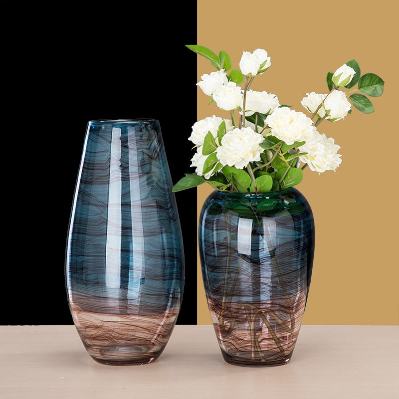 LUMINA-Ink Transparent Glass Vase & Decoration - Andrea's Home