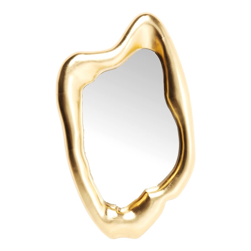 GOLDIE-Hanging Irregular Gold Decorative Mirror - Andrea's Home