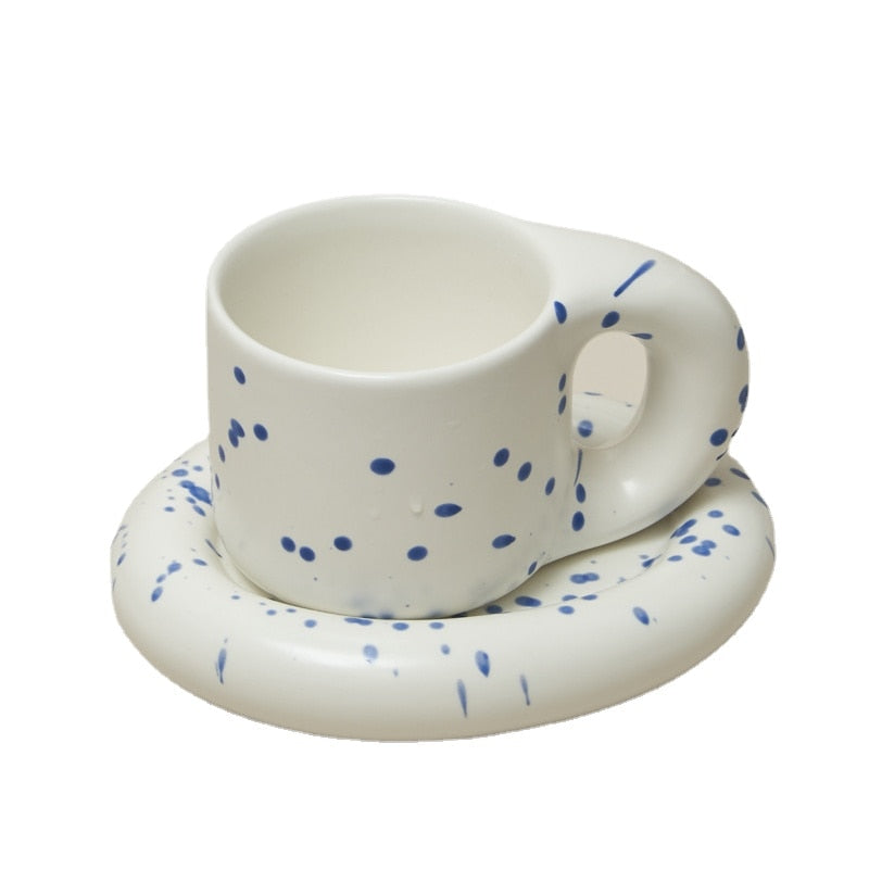 MUGGY-Ceramic Coffee Cup and Saucer Sets - Andrea's Home