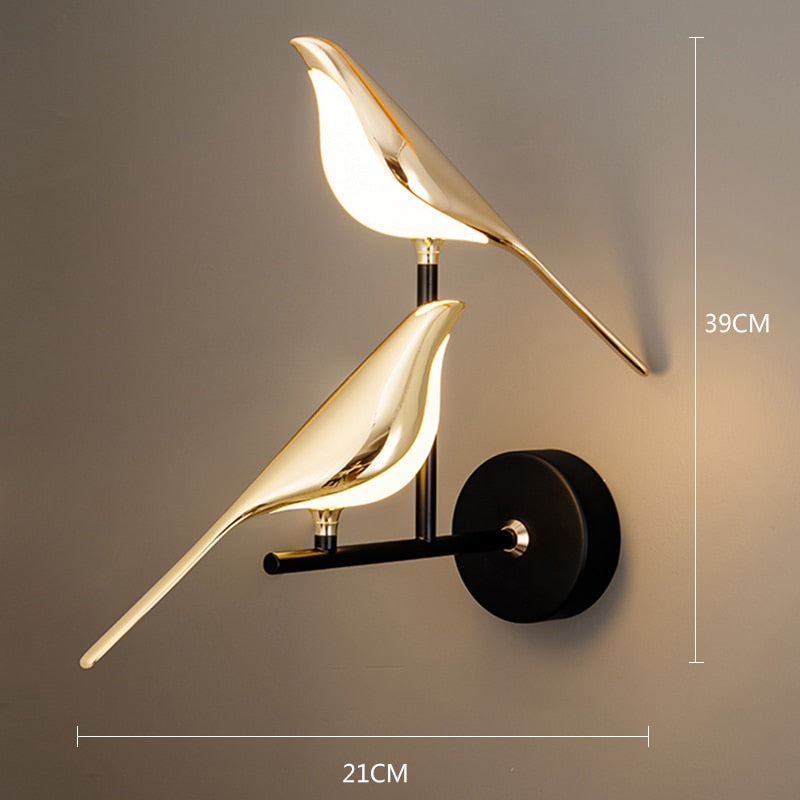 BIRDIE-Bird LED Wall Lamp - Andrea's Home