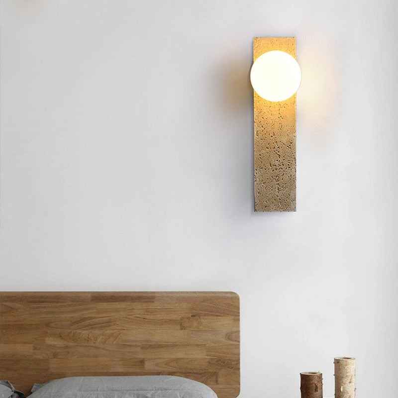 SHINE-Resin Bedside Wall Lamp - Andrea's Home