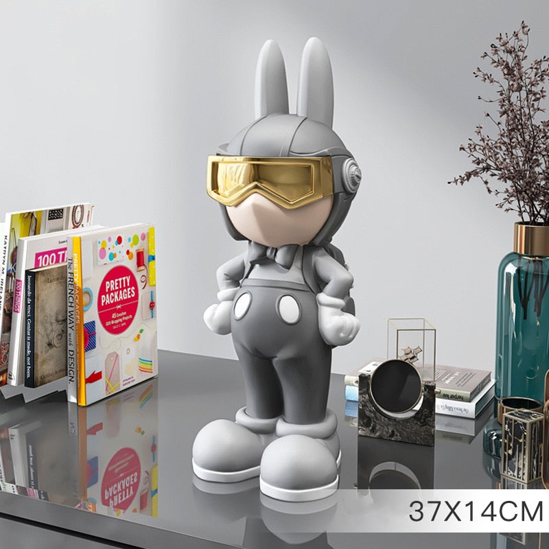 BUNNY-Rabbit Spaceman Figurine - Andrea's Home