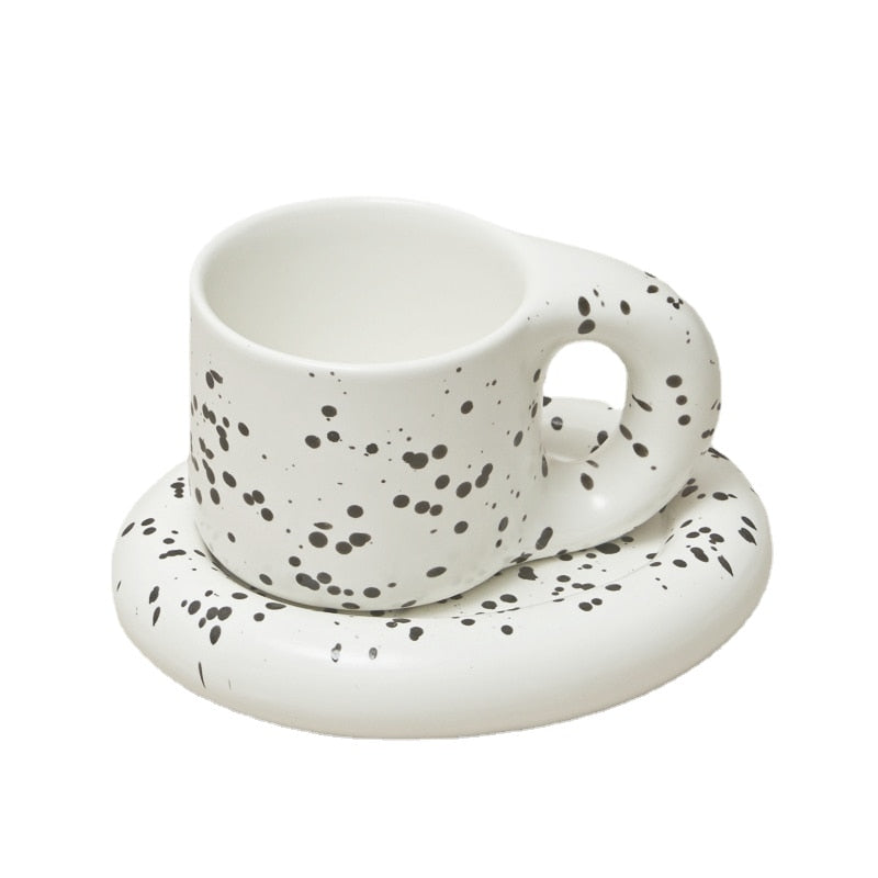 MUGGY-Ceramic Coffee Cup and Saucer Sets - Andrea's Home