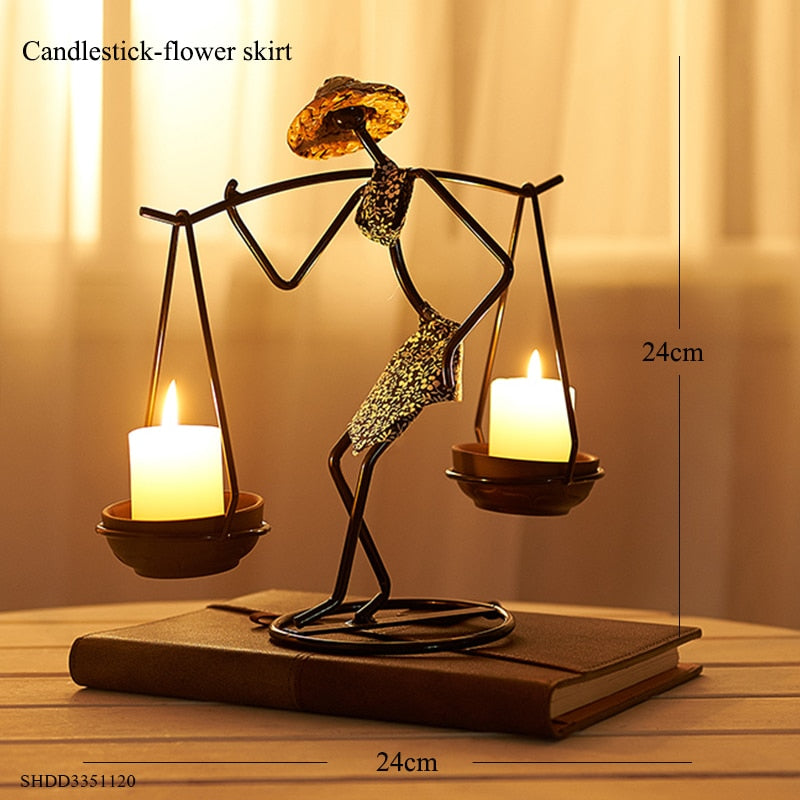 ILLUMINATORS-Human Figurines Candle Holders - Andrea's Home