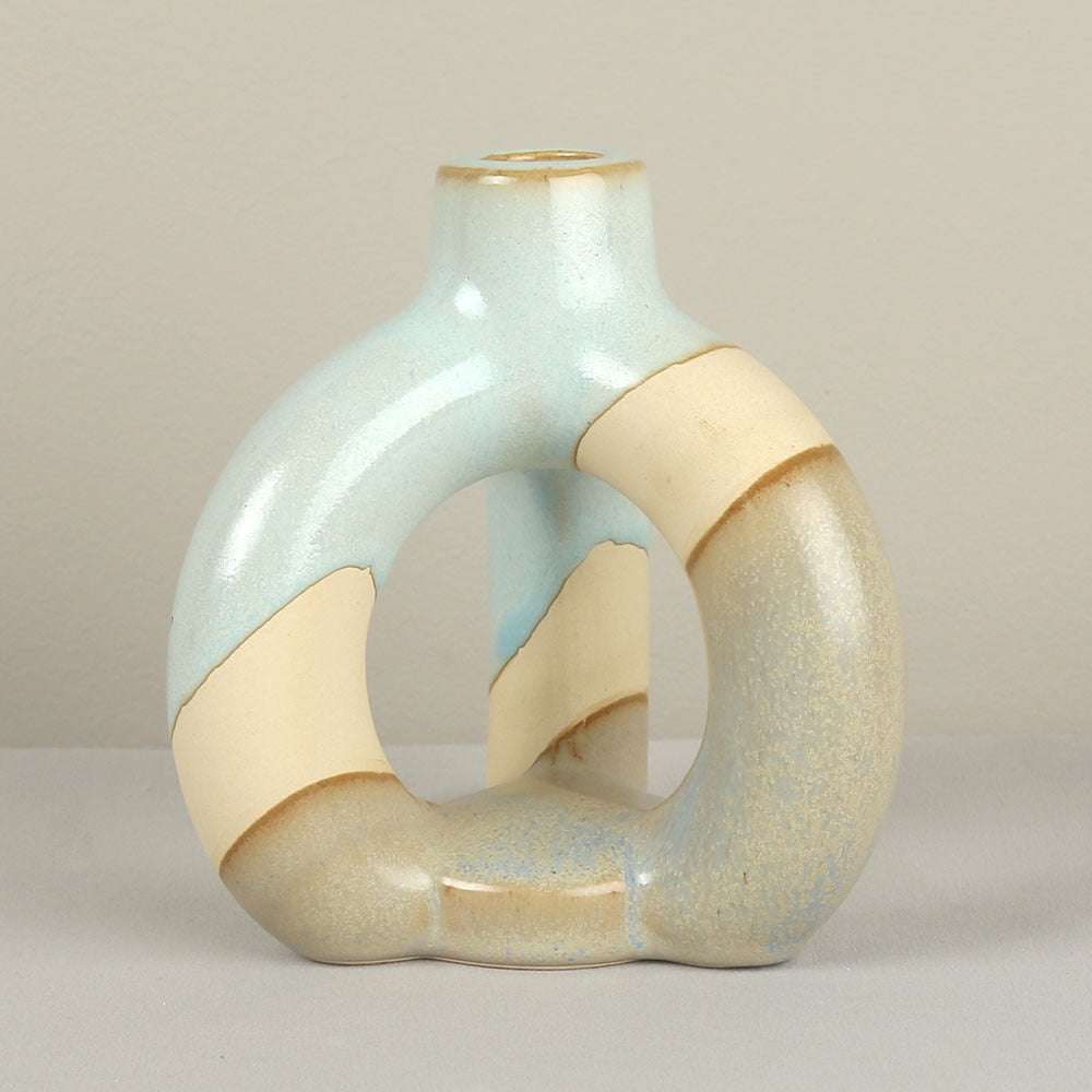 FLAME-Modern Ceramic Candlestick Holder - Andrea's Home