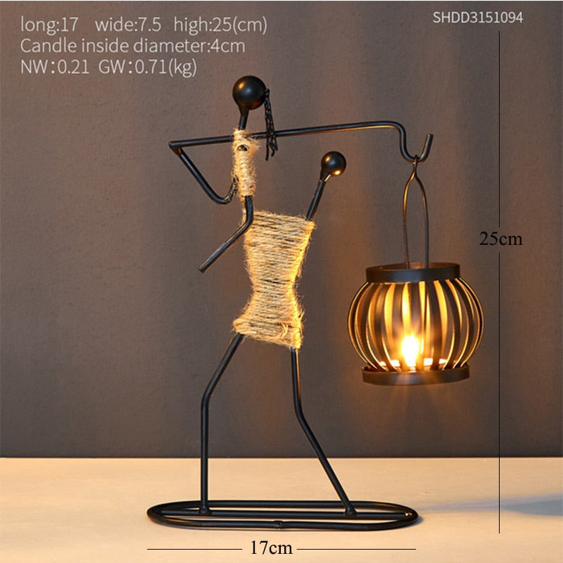 ILLUMINATORS-Human Figurines Candle Holders - Andrea's Home