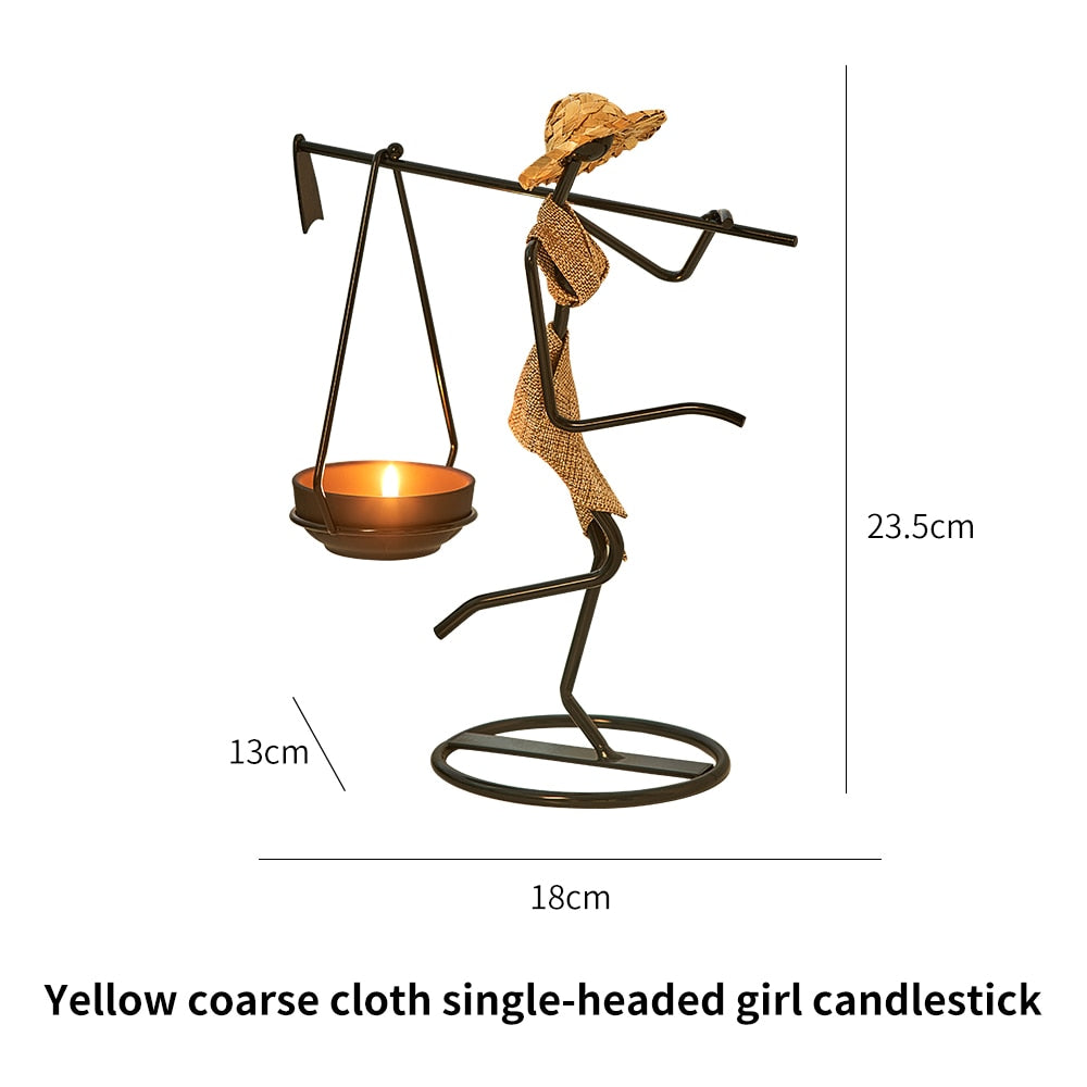 ILLUMINATORS-Human Figurines Candle Holders - Andrea's Home