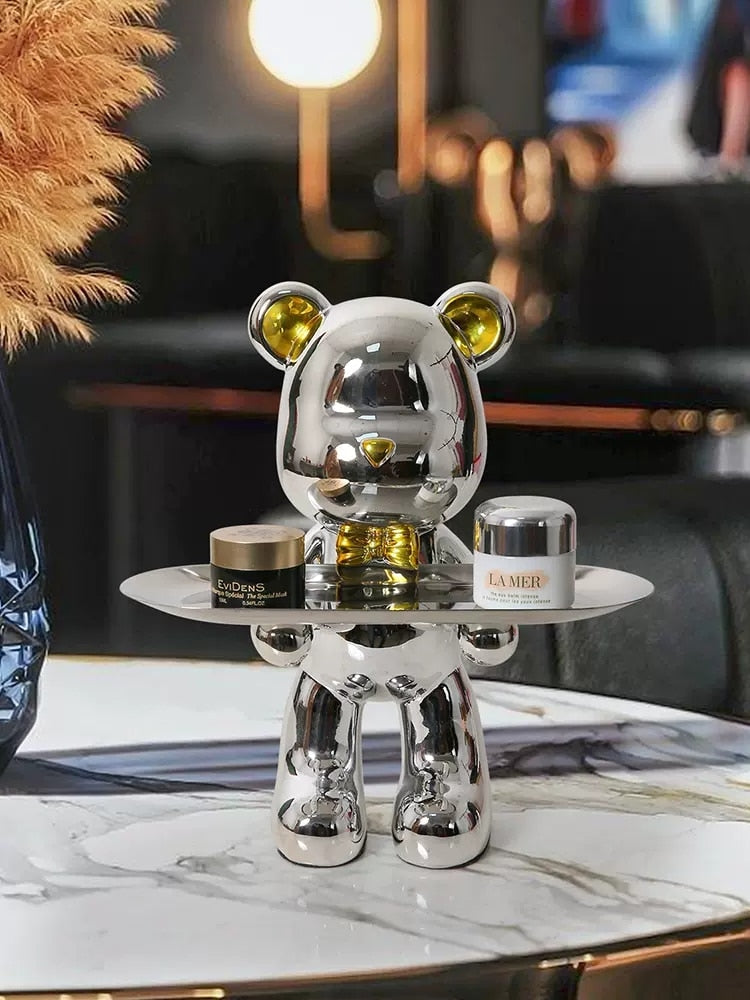 SPARKLEBEARS-Electroplated Bear Decoration Set - Andrea's Home